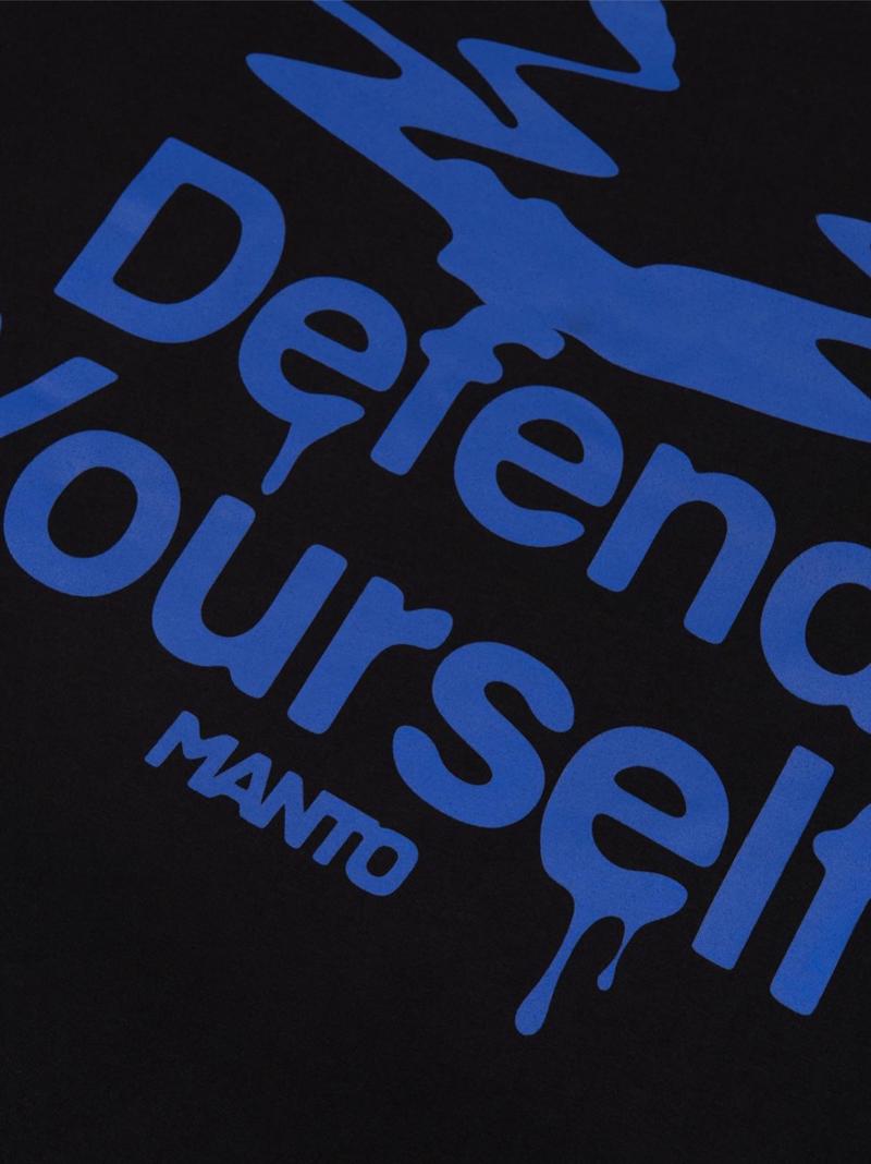 MANTO drip tshirt- black